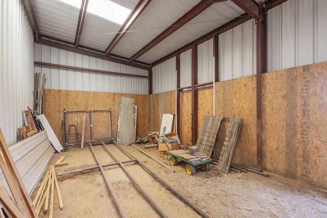 view of storage room