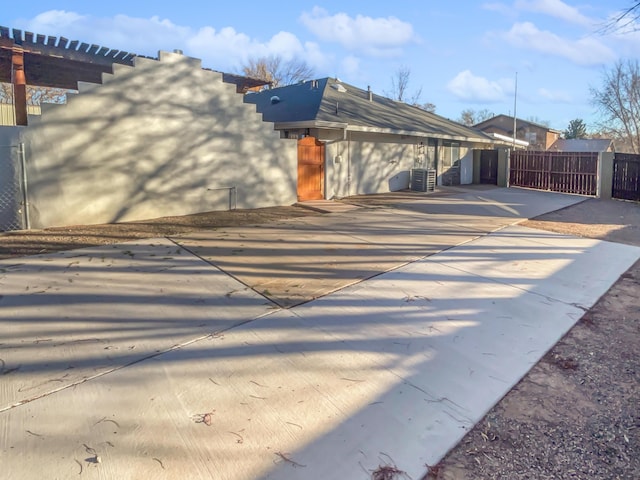 exterior space with a patio area