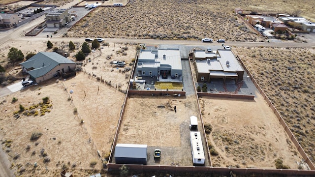 aerial view featuring view of desert