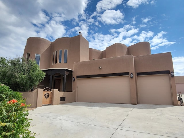 view of pueblo-style home