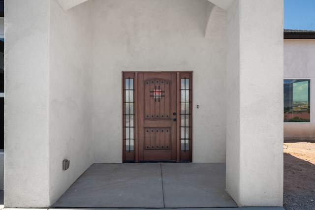 view of entrance to property