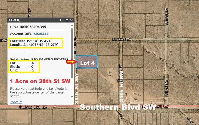 Listing photo 2 for LOT3 38th St SW, Rio Rancho NM 87144