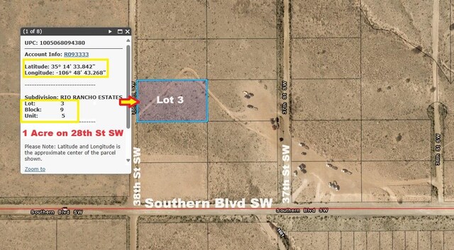 Listing photo 3 for LOT3 38th St SW, Rio Rancho NM 87144