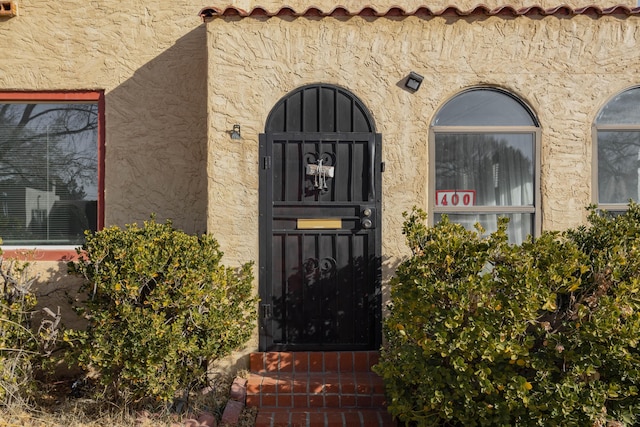 view of entrance to property