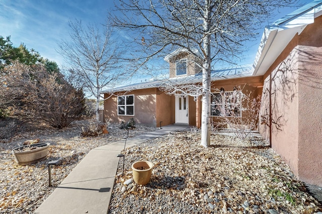 view of rear view of property