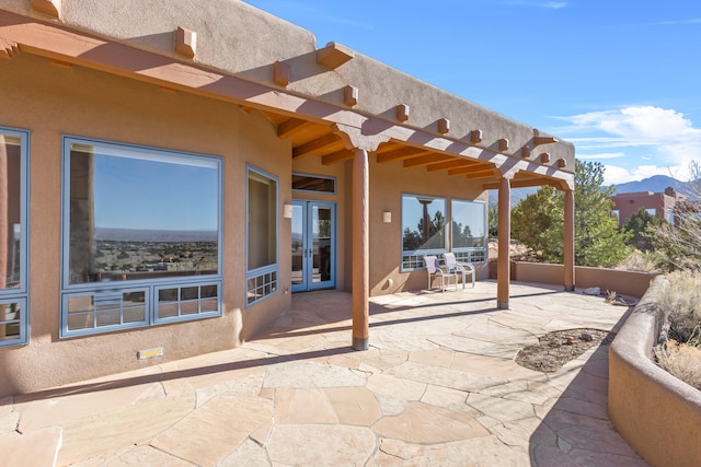 view of patio / terrace with french doors