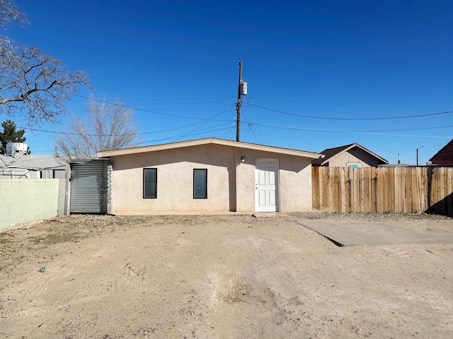 view of rear view of property