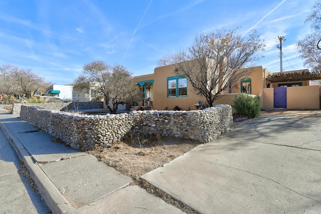 view of pueblo-style house