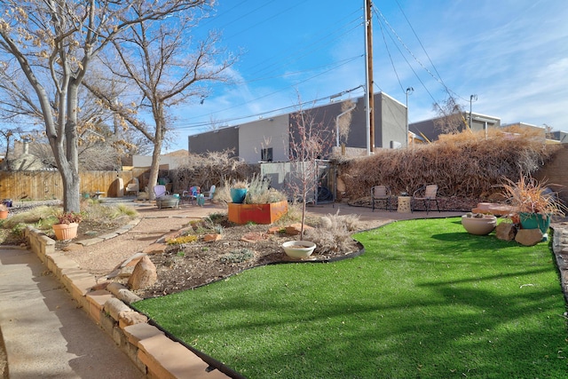 view of yard with a patio