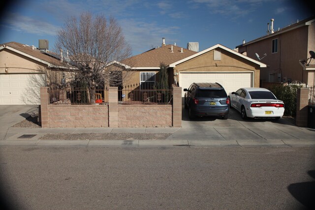 ranch-style house with a garage