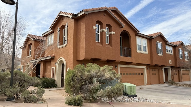 view of front of property with central AC