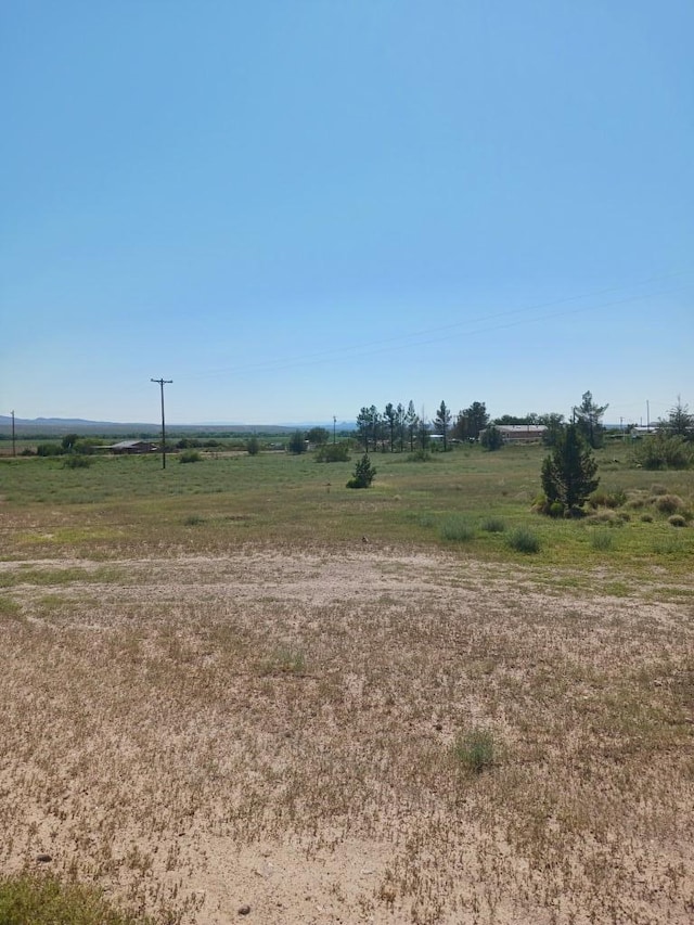 view of nature featuring a rural view