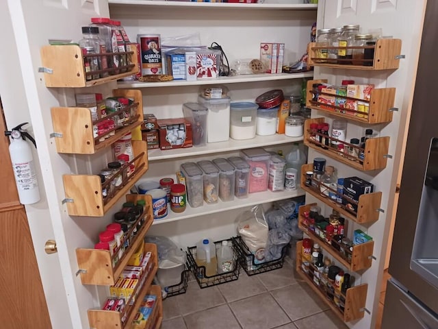 view of pantry