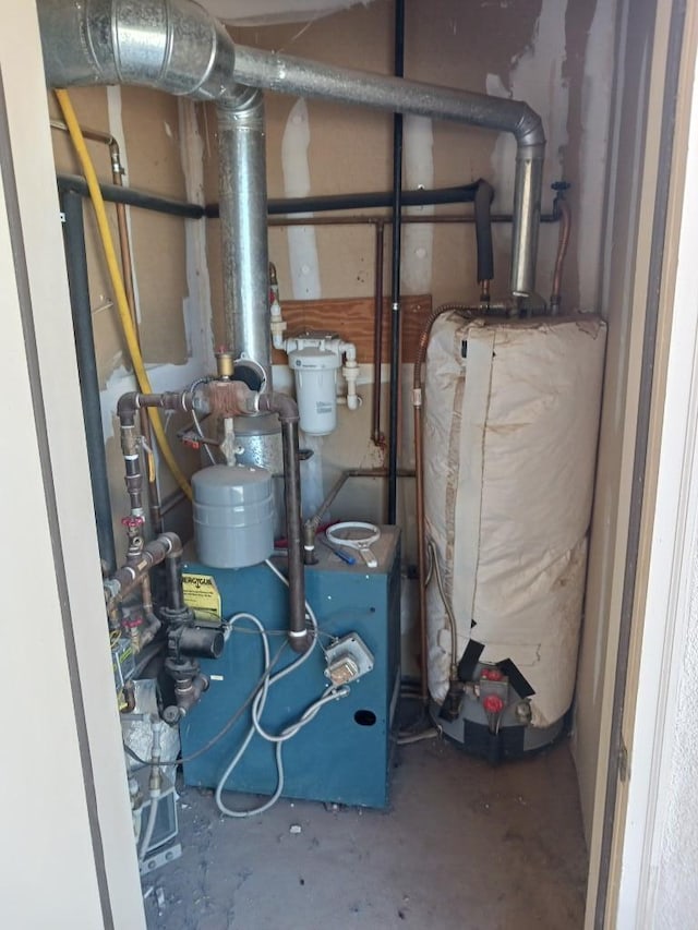 utilities with gas water heater