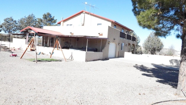 view of rear view of house