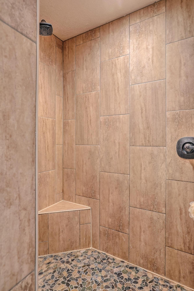 details with tiled shower