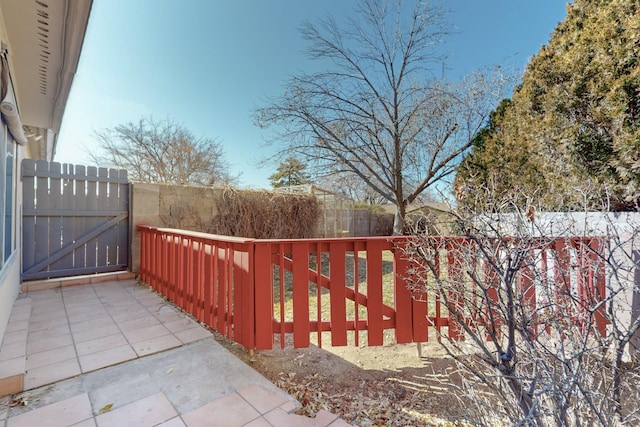 6311 Driscoll Ave NE, Albuquerque, NM 87109 - view of patio / terrace with a gate
