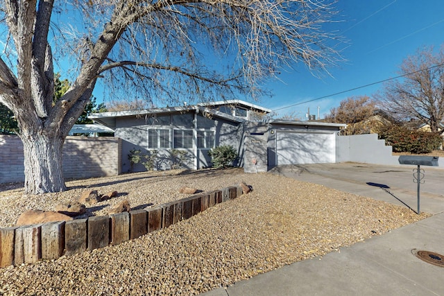 ranch-style house with a garage