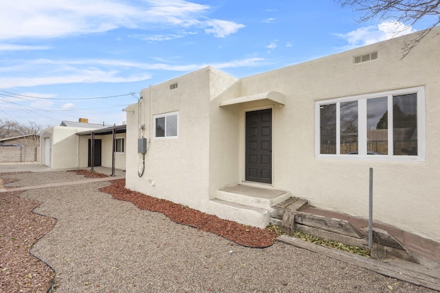 view of pueblo-style house