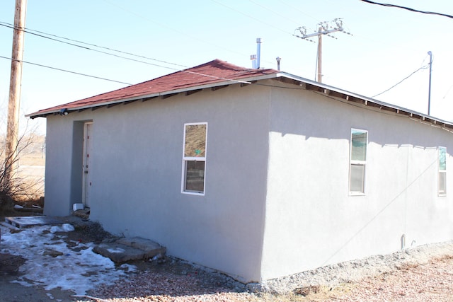 view of home's exterior