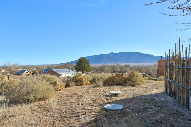 view of mountain feature