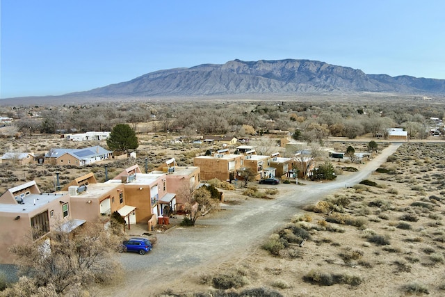 mountain view featuring a residential view