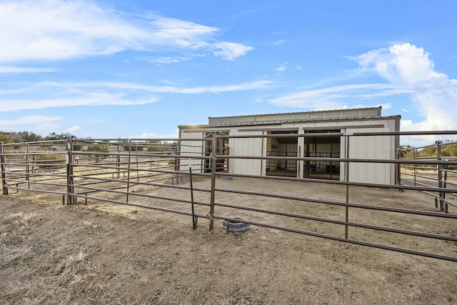 view of stable