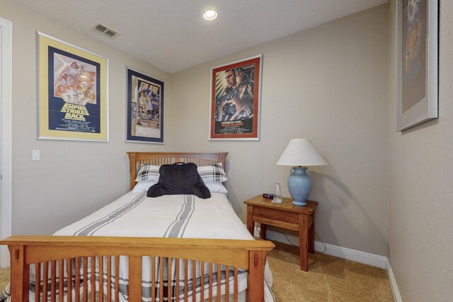 bedroom featuring carpet flooring