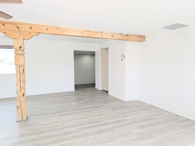 140 65th St NW, Albuquerque, NM 87105 - below grade area featuring wood finished floors and a ceiling fan
