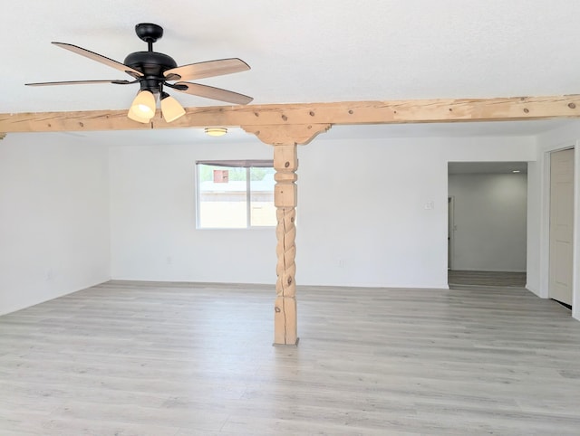 140 65th St NW, Albuquerque, NM 87105 - unfurnished room featuring ceiling fan and light wood-style floors