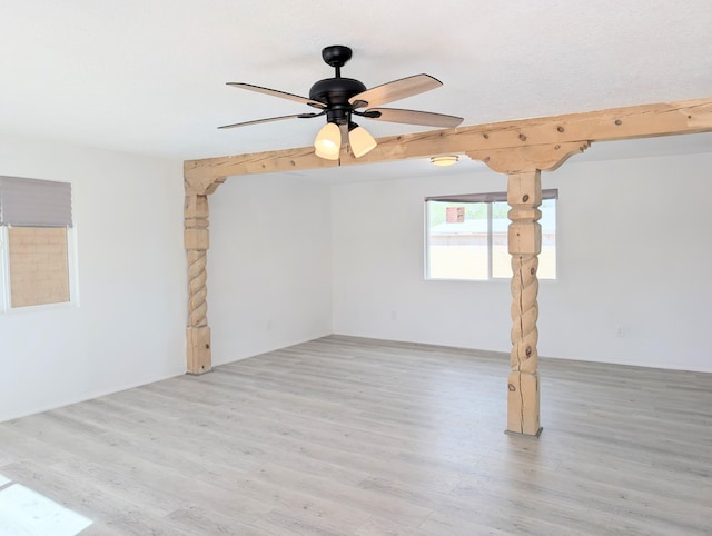 140 65th St NW, Albuquerque, NM 87105 - unfurnished room featuring ceiling fan and light wood finished floors