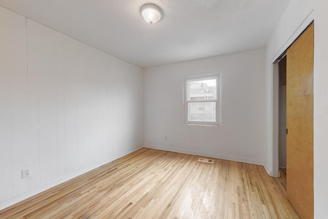 interior space with light wood-type flooring