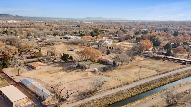 bird's eye view featuring a mountain view