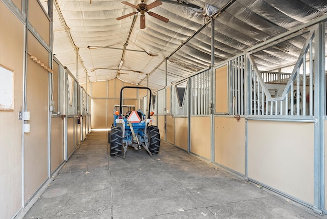 view of horse barn