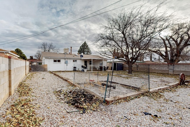 view of back of property