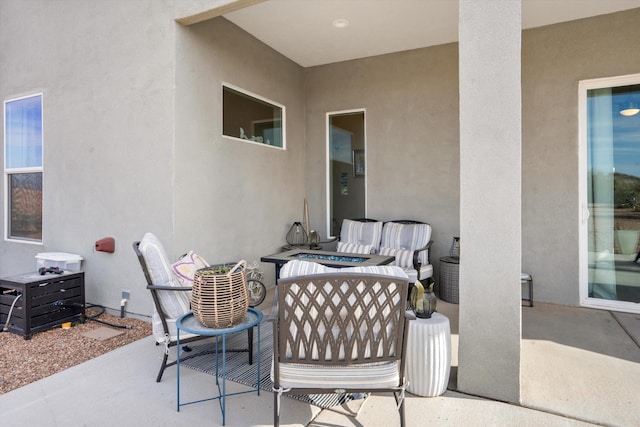 view of patio / terrace with outdoor lounge area