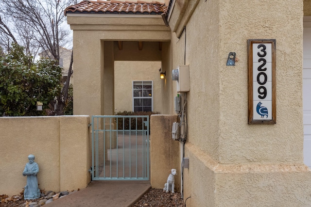 view of property entrance