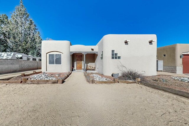 view of southwest-style home