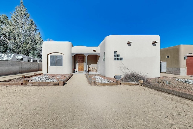 view of pueblo-style house