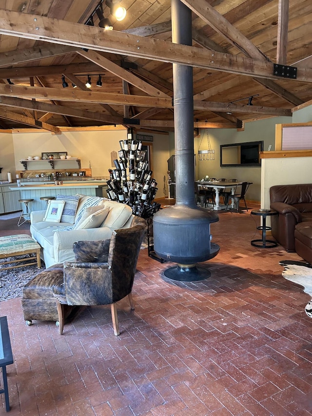 view of patio featuring a gazebo and exterior bar