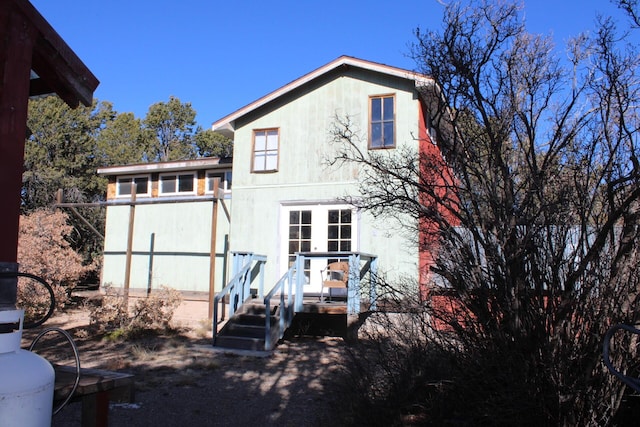 view of back of property