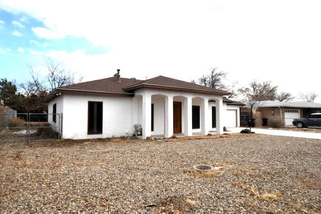 view of front of home