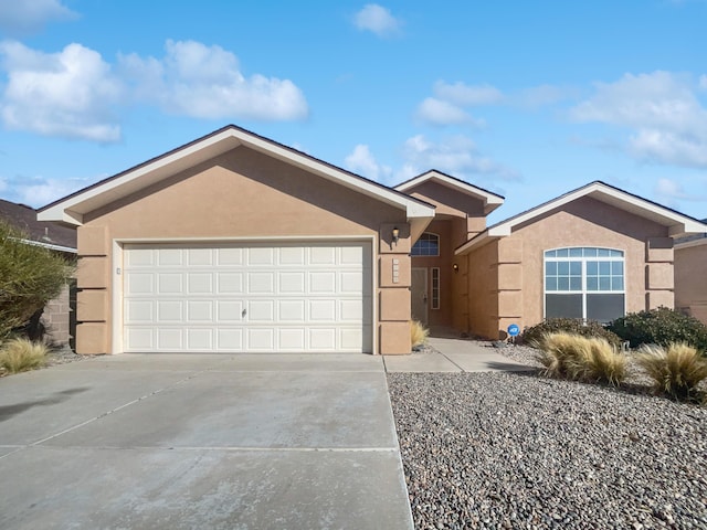 ranch-style house with a garage