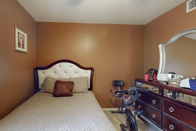 view of tiled bedroom