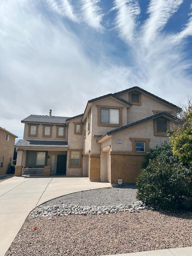 view of front of property