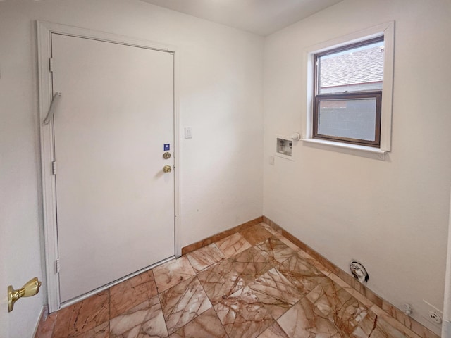 laundry area with washer hookup