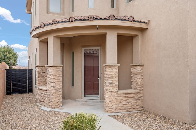 view of entrance to property