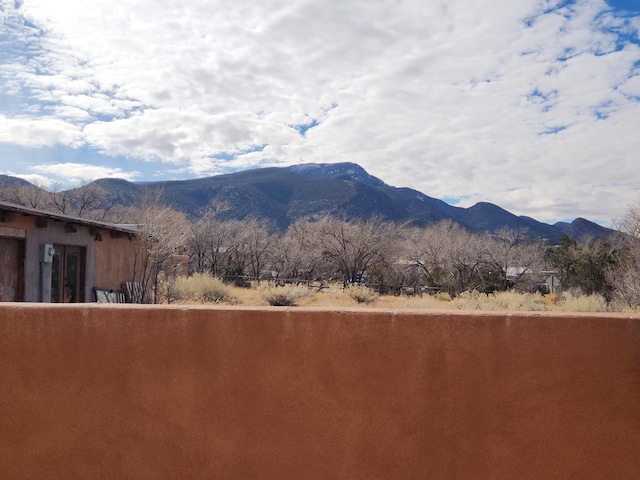 view of mountain feature