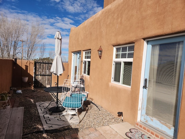 view of patio