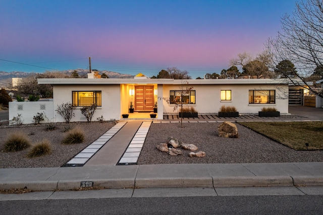 view of ranch-style home